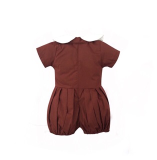 Bộ Romper bé gái màu mận