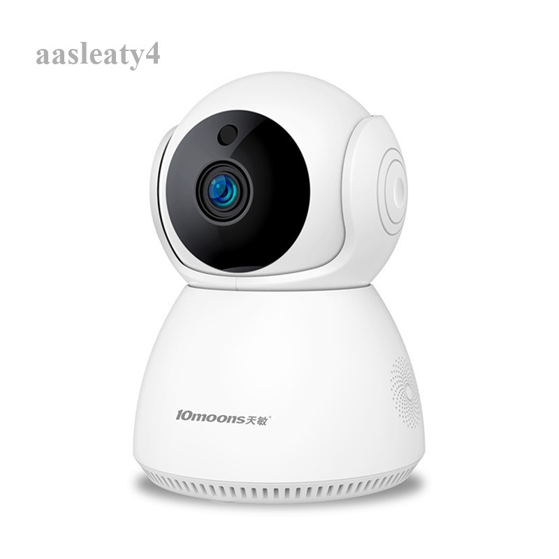 Aasleaty 1 PC 11*8*8cm Wireless Surveillance Camera Home 360-degree Panoramic View Without Dead Ends Remote Intelligent Nght Market Monitoring