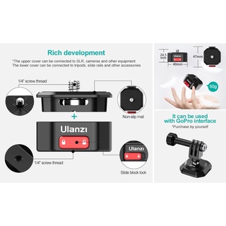 Đế thao tác mở nhanh Ulanzi Quick Release Arca Swiss System 2333