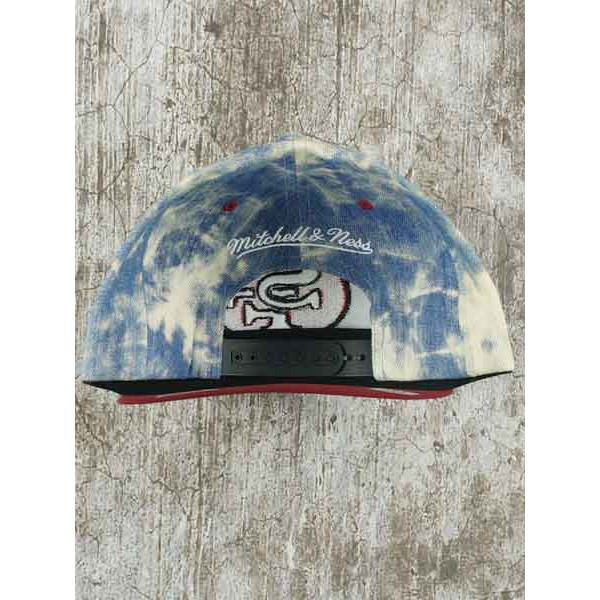MŨ NÓN SNAPBACK MITCHELL AND NESS NBA ACID WASH DENIM CAP