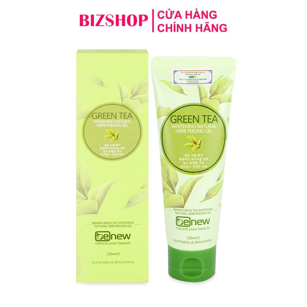 Tẩy tế bào chết cao cấp Benew Green Tea Peeling Gel nhập khẩu chính hãng Hàn Quốc 120ml