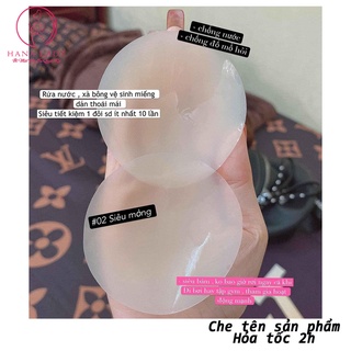 Miếng dán ngực - Dán ti siêu mỏng tàng hình siêu dính cực thật da cao cấp đồ lót không dây D08