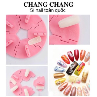 Đế nhựa gắn móng mẫu tập vẽ , đế gắn móng giả.