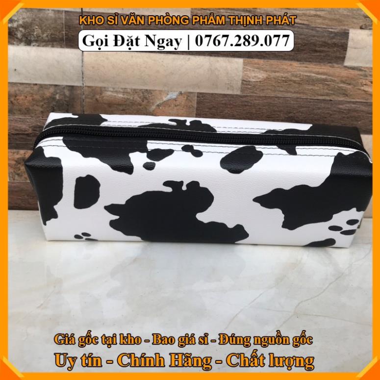 💥Kho sỉ vpp gi.á gốc,sẵn hàng 💥 BÓP VIẾT CON BÒ SỮA bóp viết to 1 ngăn, đựng được nhiều bút, máy tính