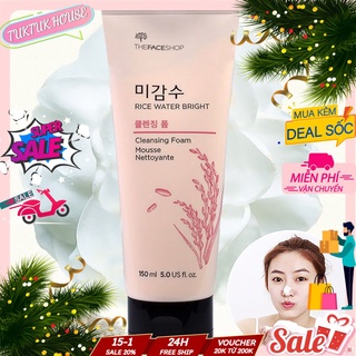 Sữa rửa mặt gạo Rices Water Bright Foaming Cleanser (𝐓𝐔𝐊𝐓𝐔𝐊.𝐇𝐎𝐔𝐒𝐄)