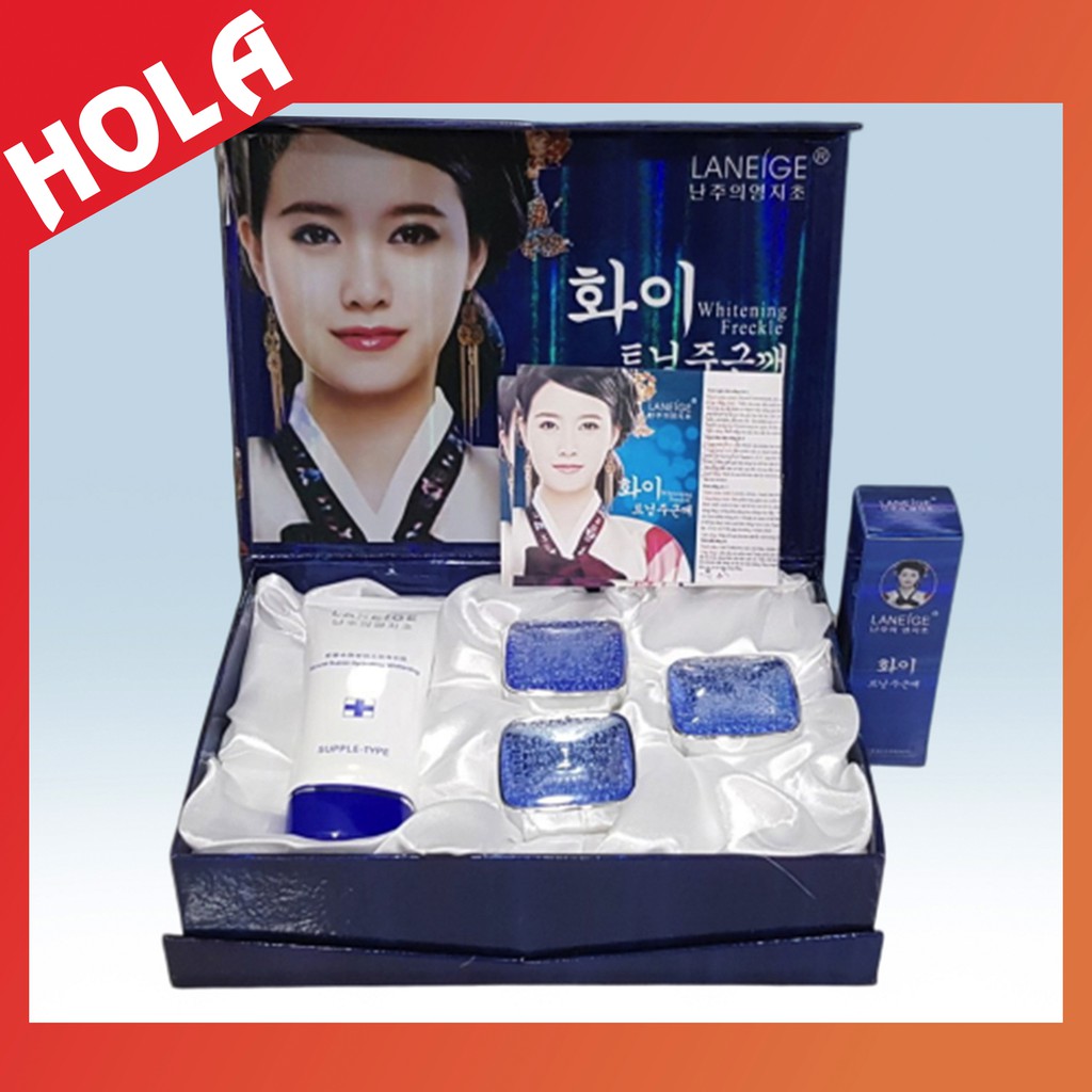 [Chính Hãng] Mỹ phẩm mờ nám Laneige xanh (5in1), Kem laneige trắng da, làm mờ nám cao cấp Hàn Quốc.