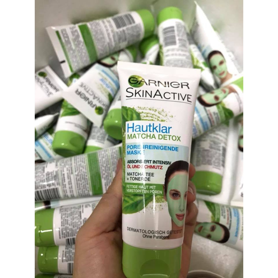 MẶT NẠ THẢI ĐỘC DA GARNIER CHIẾT XUẤT TỪ TRÀ XANH