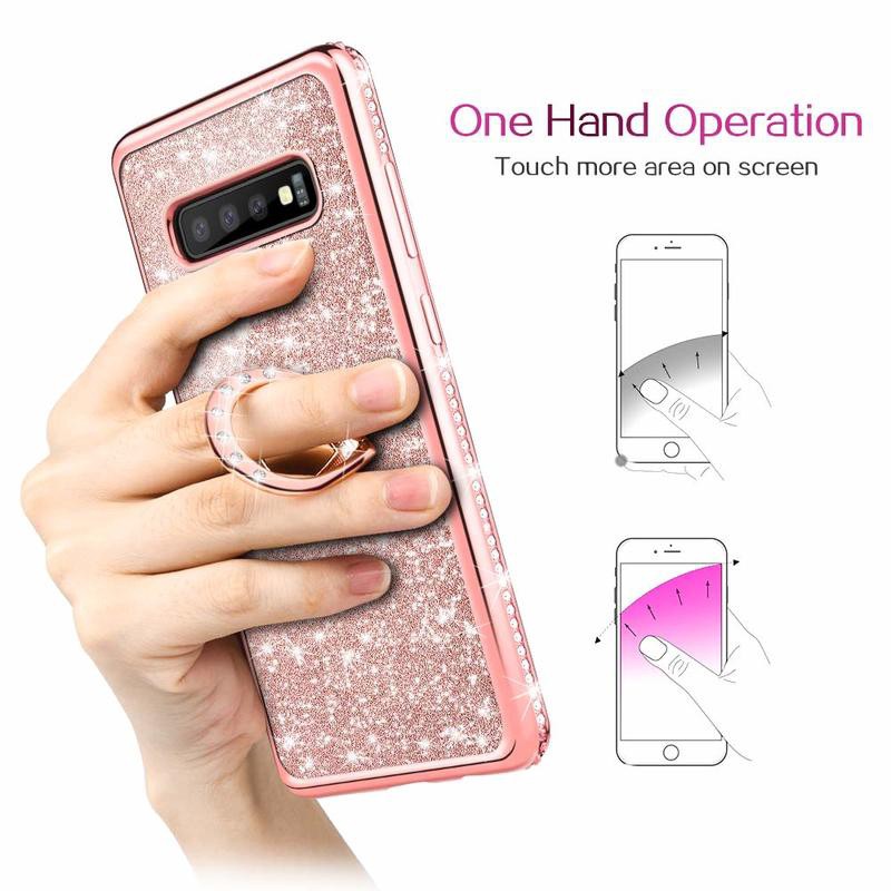 Ốp điện thoại TPU mềm đính đá giả 3D cho Samsung Galaxy S10 Plus S10e S10 5G M10 M20 M30 M30S | WebRaoVat - webraovat.net.vn