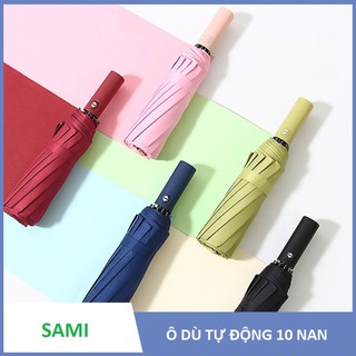 Ô dù che mưa nắng đóng mở tự động 2 lớp chống tia UV - M2