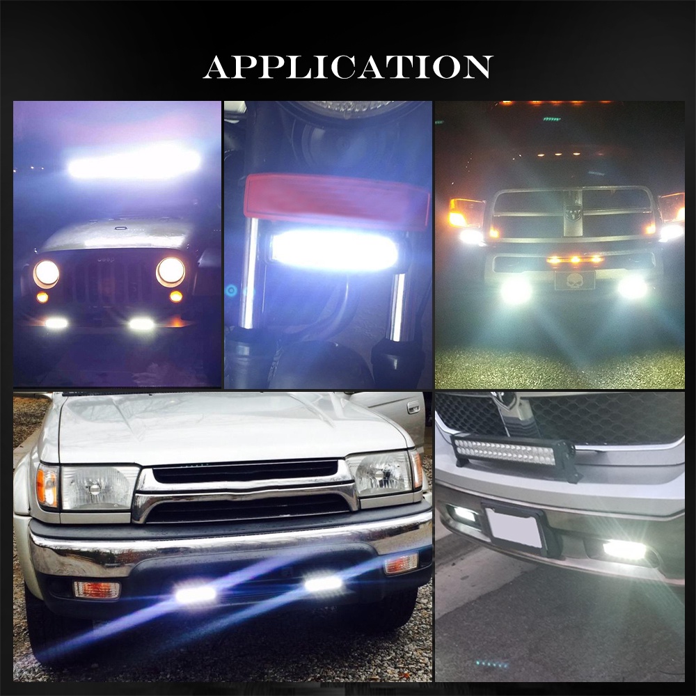UNI-SHINE 6inch 48W Strobe Flash Work Light Led Light Bar For Offroad Atv Jeep Suv Moto Car LED Light Bar