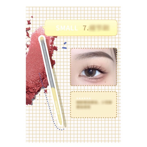 Bộ cọ Gogotales 8 cây Bóp Vàng Lông Mềm Mịn Make up Cá nhân Chuyên nghiệp