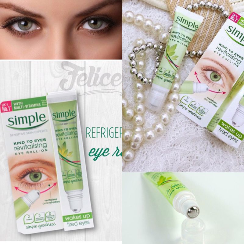 Lăn mắt Simple Kind to Eye Revitallsing eye-roll on