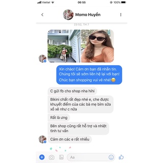 Bikini tay phối ren tiểu thư
