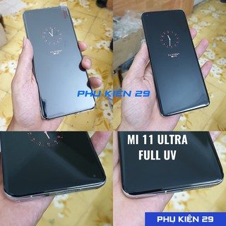 [Xiaomi Mi 10/ 10s/ 10 Pro/ 10 Ultra/ 11/ 11 Ultra] Kính cường lực FULL màn FULL keo UV BULLETPROOF cao cấp