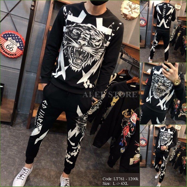 FREESHIP ĐƠN 99K_Bộ nam ĐẦU HỔ . .
