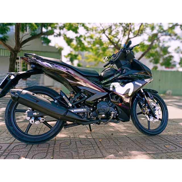 Tem Exciter 150 Movistar Tím Bạc