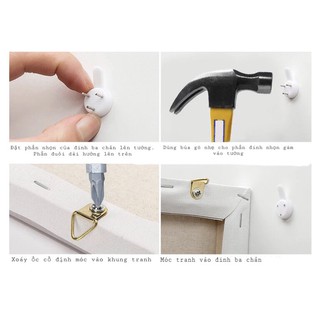 Móc treo tranh + tặng vít