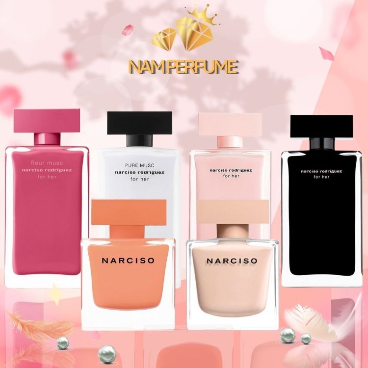 Nước Hoa Narciso For Her EDT-EDP, Narciso Ambree 100ml, Fleur Musc, Pure Musc, Nước Hoa Nữ Chính Hãng