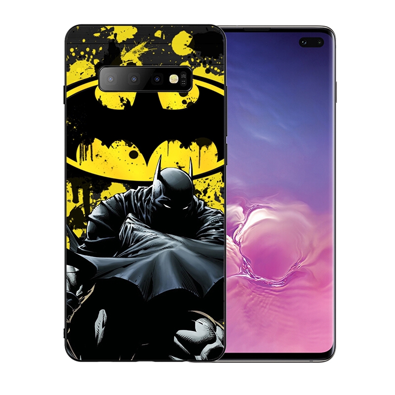 Ốp Điện Thoại Hình Batman Superman Dark Knight Cho Samsung Galaxy S10 E S8 S9 S10 Plus S7 Edge S6