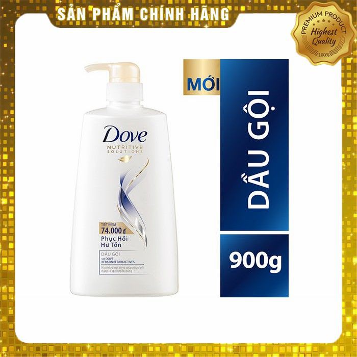 Dầu Gội Dove Phục Hồi Hư Tổn 900g