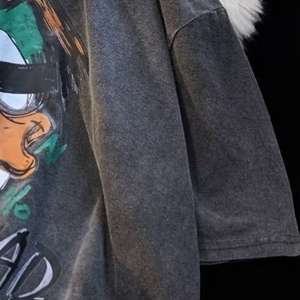 Áo Thun Tay Ngắn Dáng Rộng Thiết Kế Mới Năng Động Thời Trang Mùa Xuân Thu Theo Phong Cách Hàn Quốc Cho Nam