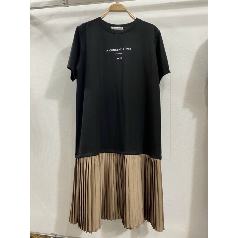 Váy cotton suông ly dập | BigBuy360 - bigbuy360.vn