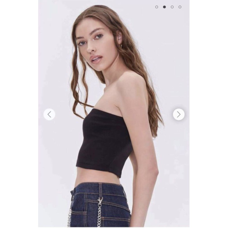 áo ống đen tube thun cotton gân siêu đẹp rẻ