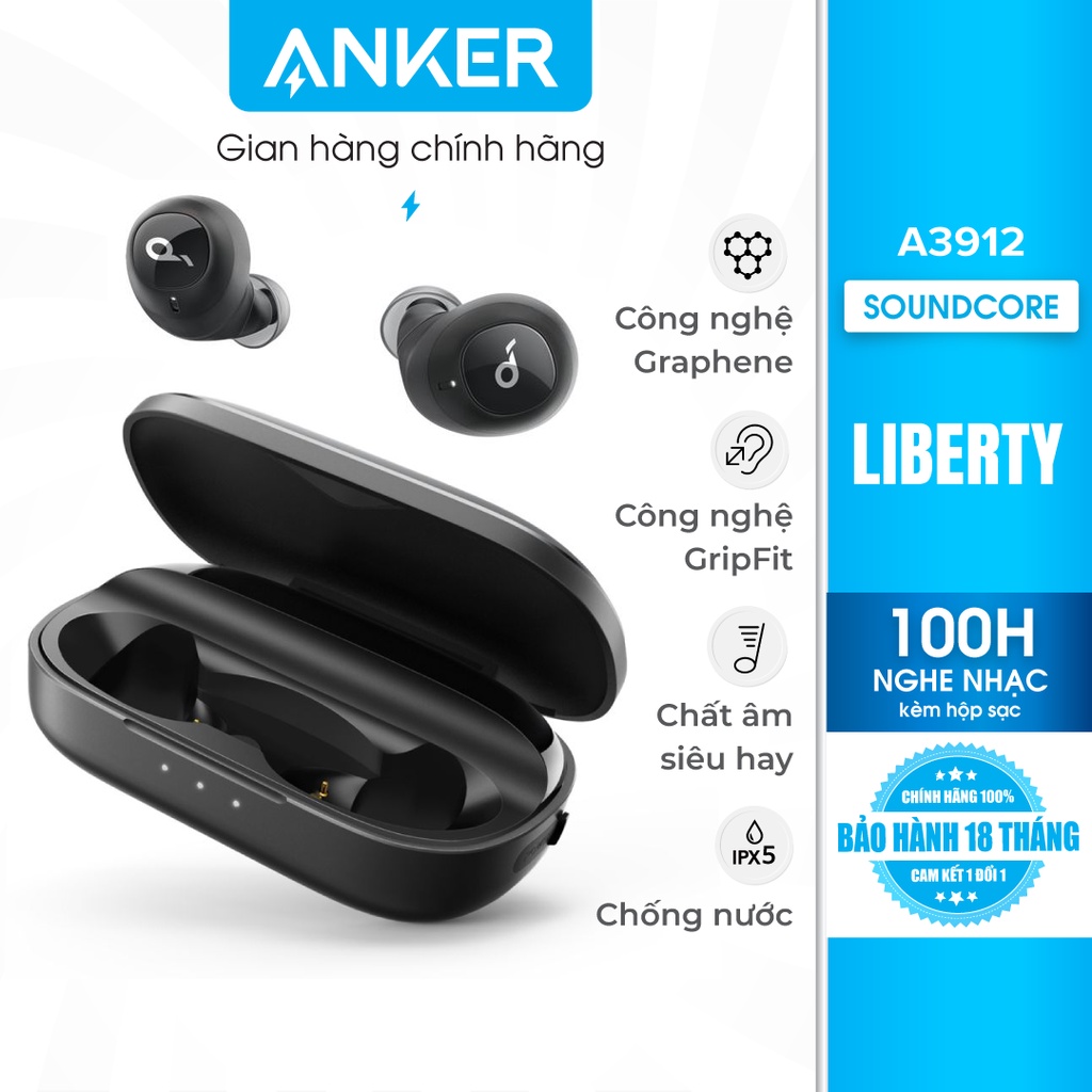 Tai nghe bluetooth SoundCore Liberty (by ANKER) - A3912