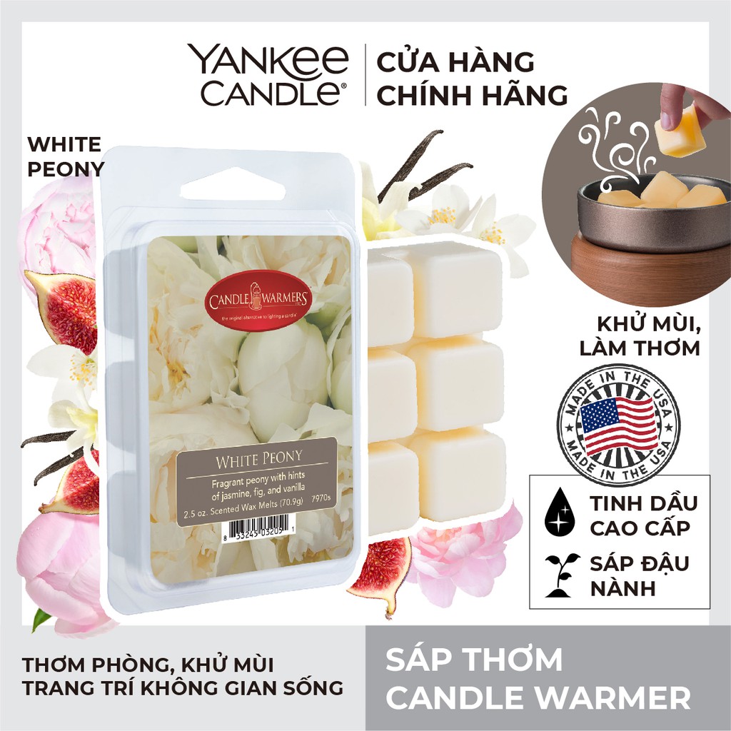 Sáp thơm Candle Warmer từ Yankee Candle - White Peony