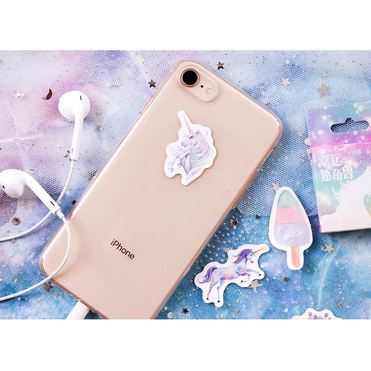Bộ 46 Sticker Hàn Quốc hình Kỳ Lân trang trí E24