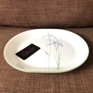 Dĩa Oval Thủy Tinh Mỹ 32cm Corelle Shadow Iris 611