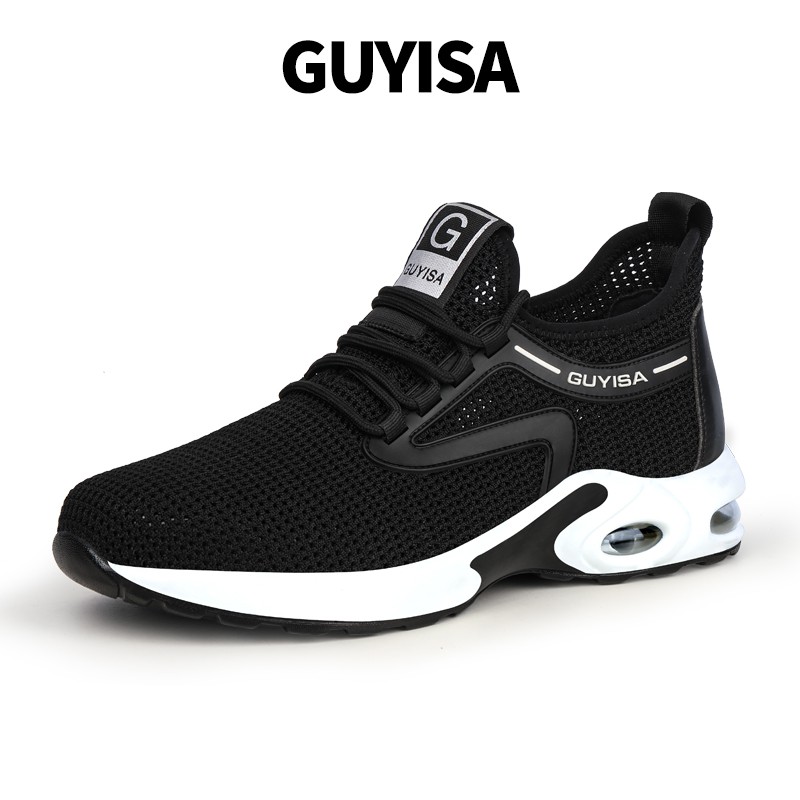 Guyisa Giày Da PU Đế Thép Bảo Hộ An Toàn Cho Bé