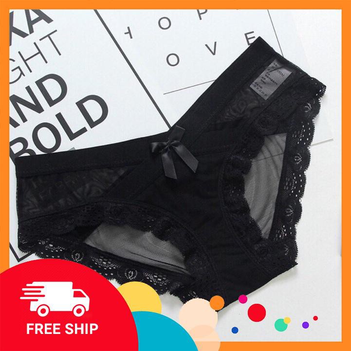 [GIẢM SỐC] Quần lót su cạp chéo đính nơ 208