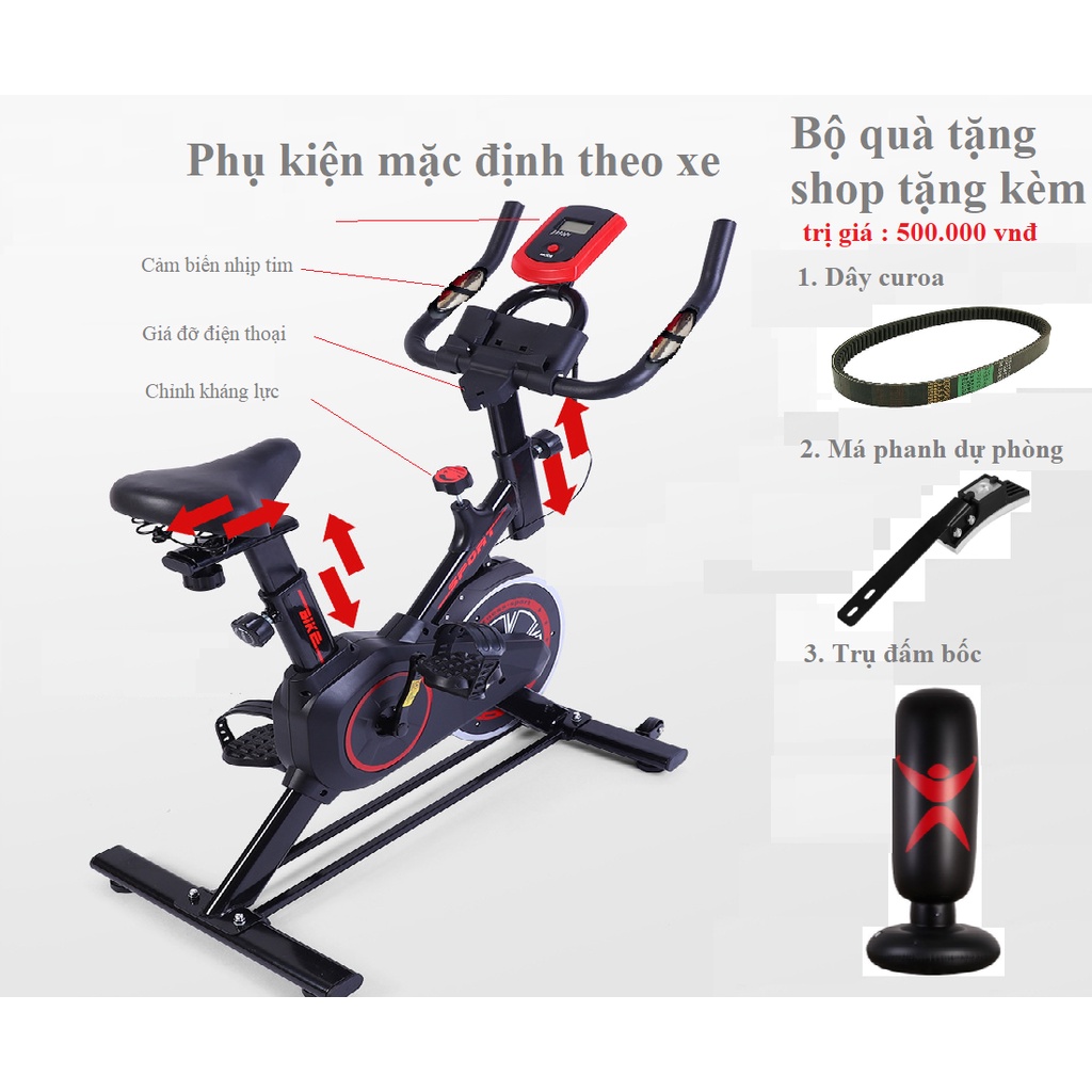 Xe đạp tập thể dục tại nhà, xe đạp thể thao spinbike