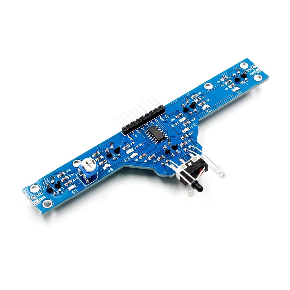 5 Channel Tracing Sensor Module IR Infrared Detector Tracking Line Obstacle Avoidance Sensor Module For Smart Car Robot