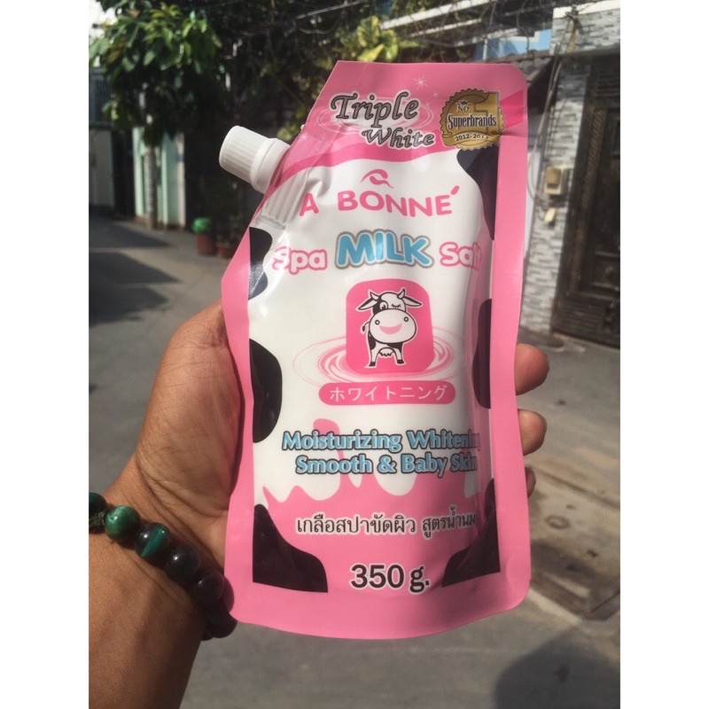 Muối tắm tẩy tế bào chết sữa bò A bonne spa miữa