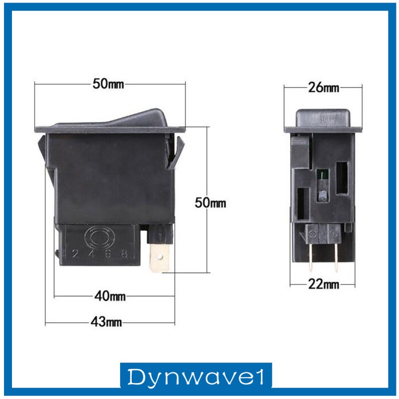 Công Tắc Tròn 2 Chấu ON / OFF Dùng Cho Xe Hơi / Tàu Thuyền