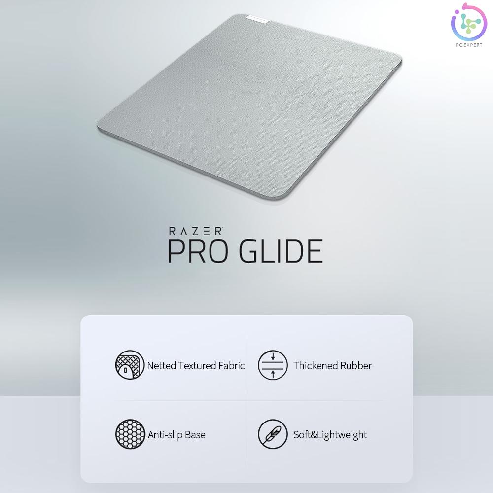 Razer Mouse Pad Pro Glide Mouse Pad Soft High-Density Rubber Foam Mouse Mat Anti-Slip Mouse Pad 360*275*3mm