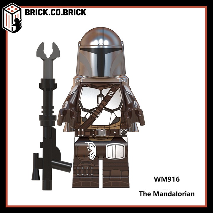 WM6085 (CÓ SẴN) - Đồ chơi lắp ráp minifigures và lego Star Wars Chiến tranh giữa các vì sao nhân vật Mandalorian.