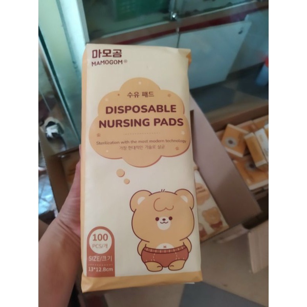 Bịch 100 Lót thấm sữa Hàn Quốc Mamogom, miếng lót êm thấm cho mẹ mới sinh