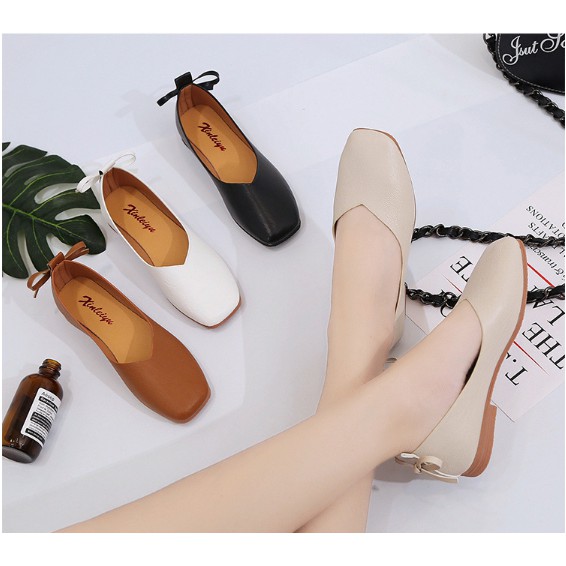 Giày búp bê mũi vuông hàn quốc | BigBuy360 - bigbuy360.vn