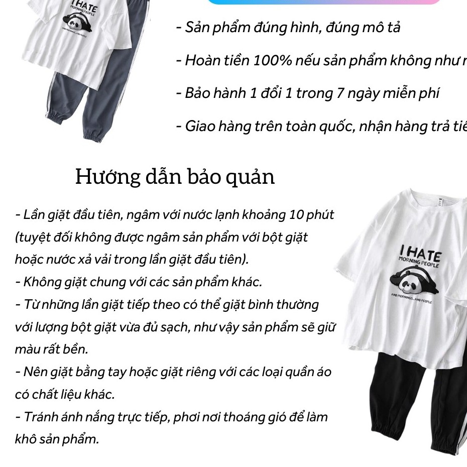[HOT] Bộ Jogger Line Phối Áo Thun Tay Lỡ Hoa Cúc S24 [ FREESHIP ] | BigBuy360 - bigbuy360.vn