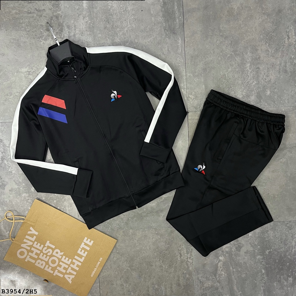 Bộ thu đông nam, bộ đồ nỉ kéo khoá Lecoq Sportif mẫu mới nhất mã 25TH8