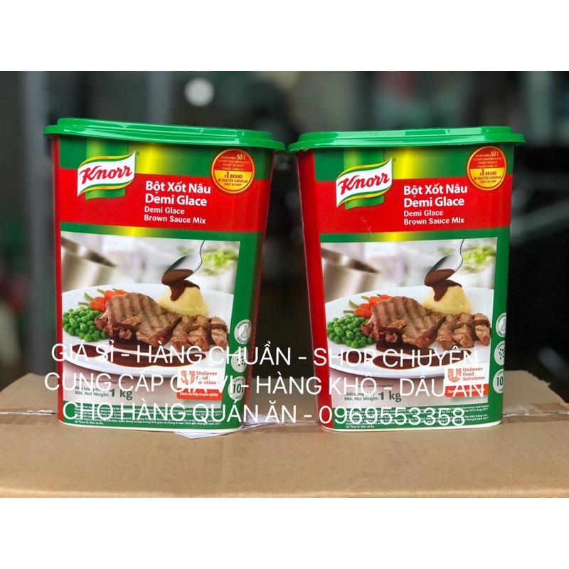 DATE 07/05/24 BỘT XỐT NÂU KNORR DEMI GLACE 1K