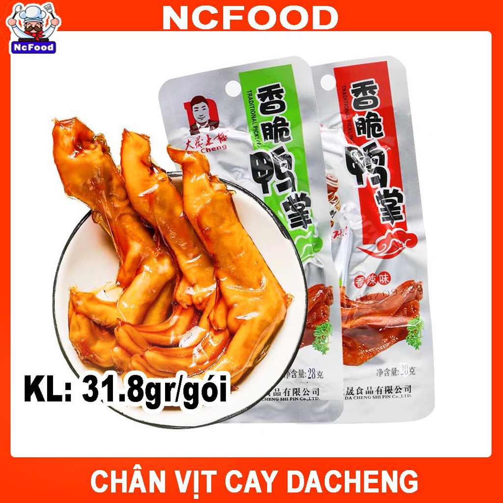 [Mã 267FMCGSALE giảm 8% đơn 500K] Chân Vịt Cay DaCheng 31.8g (NCFOOD)