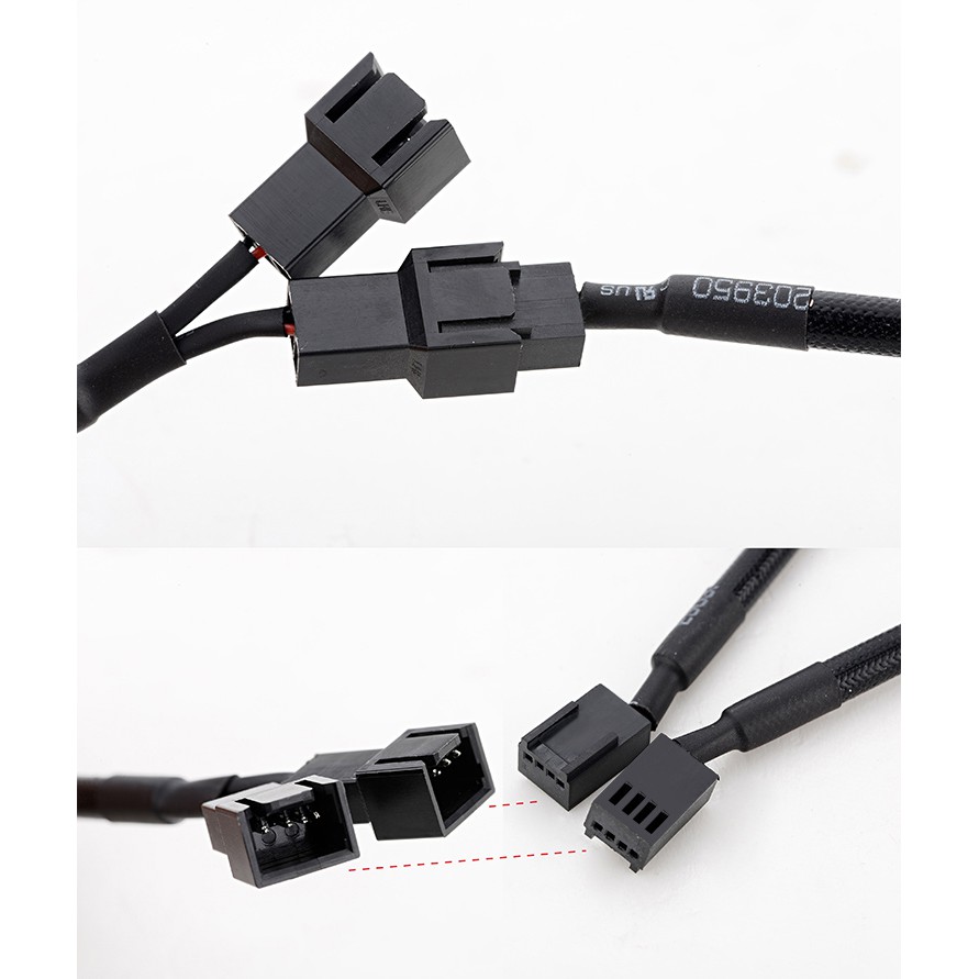 Dây chia fan 4pin - chia 2-3 fan và nối dài dây