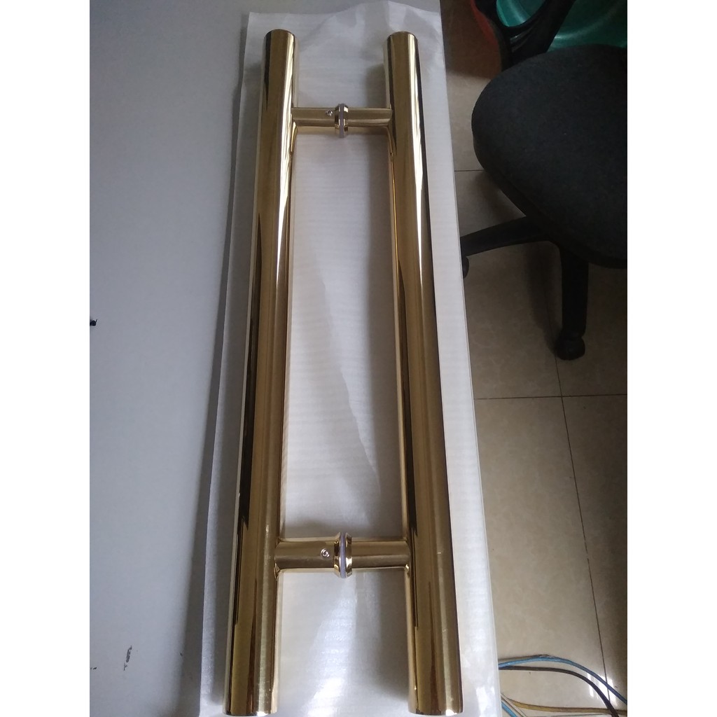 Tay nắm cửa màu vàng dài 60cm  / 80cm