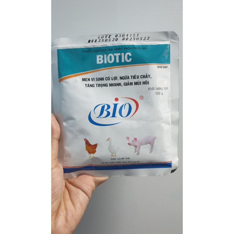 BIOTIC MEN TIÊU HÓA CHO CHÓ, MÈO, GÀ, BỌ Ú, HAMSTER, GIA CẦM, CHIM CẢNH