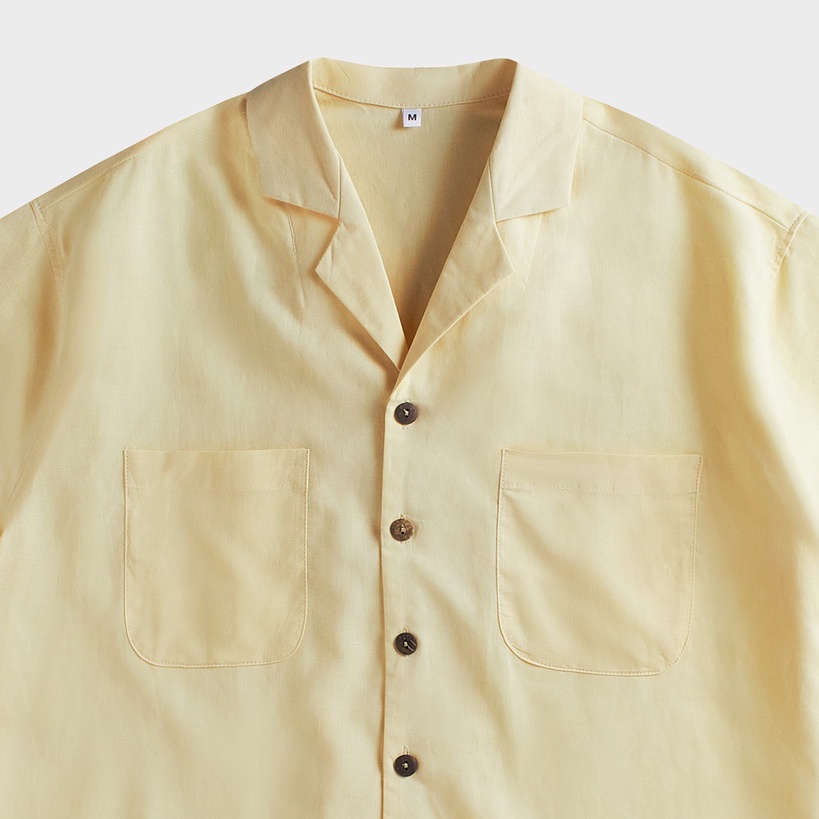 Áo sơ mi linen Basic (oversize)
