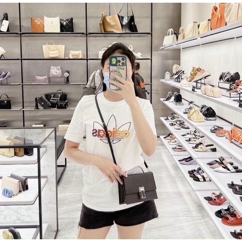 Túi quai cầm kèm dây đeo chéo sz19x4x12cm